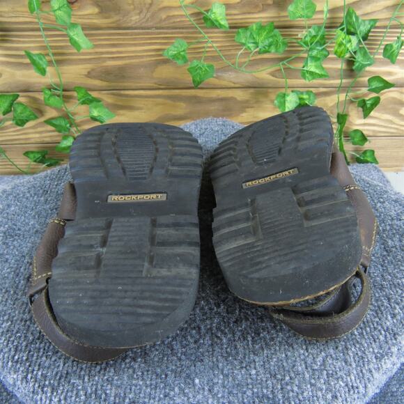 Rockport Men's Fisherman Brown Leather Size 12 Medium Used 2025 - Picture 6 of 7